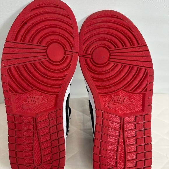 Nike Air Jordan 1 Hi FlyEase Mens Size 8.5 Sneakers White Black Red Shoes - Picture 16 of 16